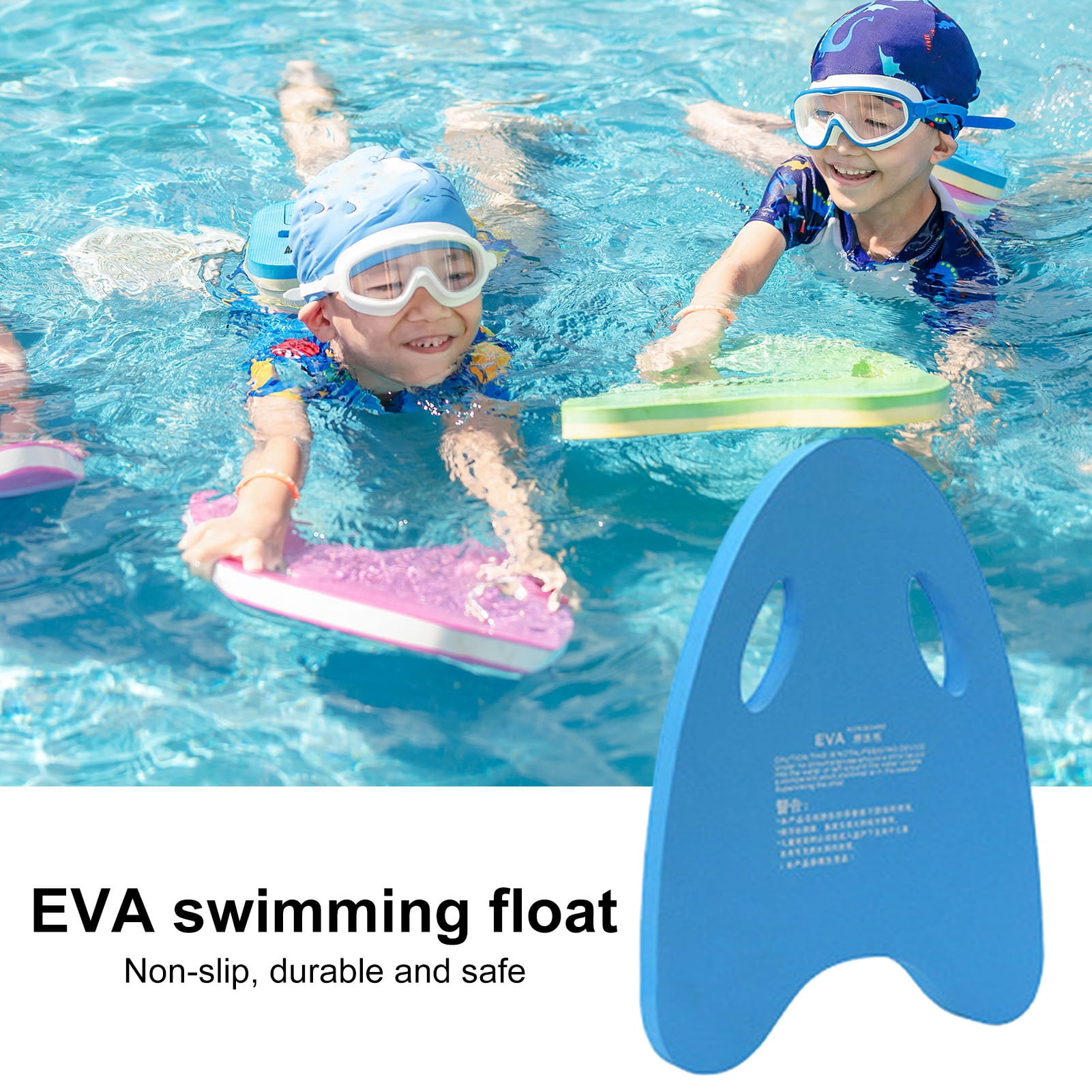 Walbest Swimming Kickboard with Handle, Easy Grip Antislip Float Kick