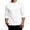 White, variant on GrmtClth Men Relax Silhouette Solid Crew Neck Three Quarter Sleeve Pullover, Minimal Plain Design Casual Travel Daily Tops Orange XL
