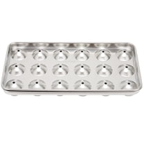 304 Stainless Steel Ice Tray Mold,18 Grids Ice Cube Cooling Ball,for Wine Beverage Bar Restaurant,Cool Wine or Beverage Immediately for Wine Beverage Bar Restaurant