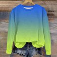 thumbnail image 4 of Girls Sweatshirts for Teen Girls Solid Color Round Neck Oversized Sweatshirt Kids Fashion Long Sleeve Pullover Tops Kaprioy Girls Sweatshirt, 4 of 5
