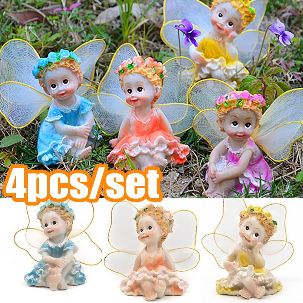 Sparkle Sitting Fairies Fairy Garden Mini Set of 3