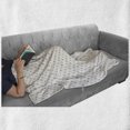 thumbnail image 6 of Pink Hearts Soft Flannel Fleece Throw Blanket, Evenly Arranged Hand Sketched Hearts Illustration Valentine, Cozy Plush for Indoor and Outdoor Use, 60" x 80", Pale Earth Yellow Rose, by Ambesonne, 6 of 6