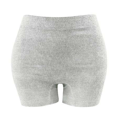 Fulorrnie Underwear for Women High Waisted Seamless Sport Comfort Panty Elastic Waist Stretchable Panties  Grey  XXL