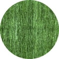 thumbnail image 1 of Ahgly Company Indoor Round Abstract Green Modern Area Rugs, 7' Round, 1 of 4