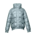 thumbnail image 4 of Pyhlmscde Women's Casual Mid Waisted Thick Warm Cotton Down Jacket, Winter Coats for Women, Puffer Jacket Womens, Winter Clothing for Women, 4 of 4