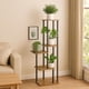 thumbnail image 3 of Soporte para Plantas Bluelander, Estante de 5 Niveles, Café/Negro, 3 of 5