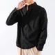 thumbnail image 4 of Camisas de hombre de lino blanco con bolsillo Camisa de hombre Trendyol Mangas Moda Hombre 2024 I Social Tops Elegante Cuello Casual Xxl Nuevo En, 4 of 5
