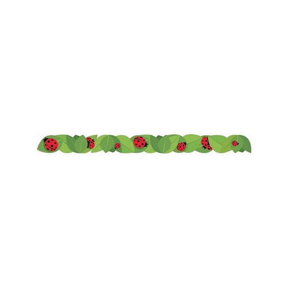 Eureka EU-846342 2.75 x 37 in. Ladybugs Extra Wide Deco Trim