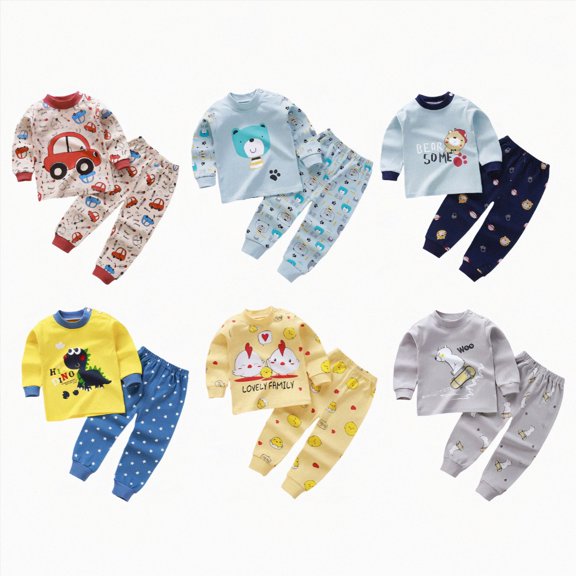 Vedolay Toddler Boy Clothes 3 6 12 18 24 Months 2T 3T 4T 5T 6T Boys Fall Winter Long Sleeve Shirt Top Jogger Pants Set 2 PCS Kid Outfits