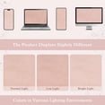 thumbnail image 6 of StangH Baby Pink Velvet Curtains 84 inches, Luxury Room Darkening Curtains for Bedroom, Living Room, Thermal Insulated Soft Window Drapes with Rod Pocket & Back Tab, W52 x L84 inches, 2 Panels, 6 of 9