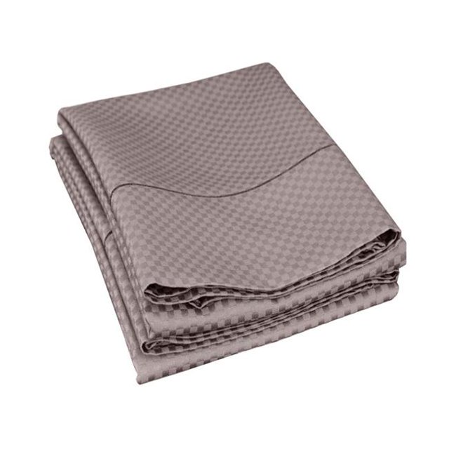 Impressions CR800SDPC CHGR 800 Ensemble Taie d'Oreiller Standard Coton Riche - Gris