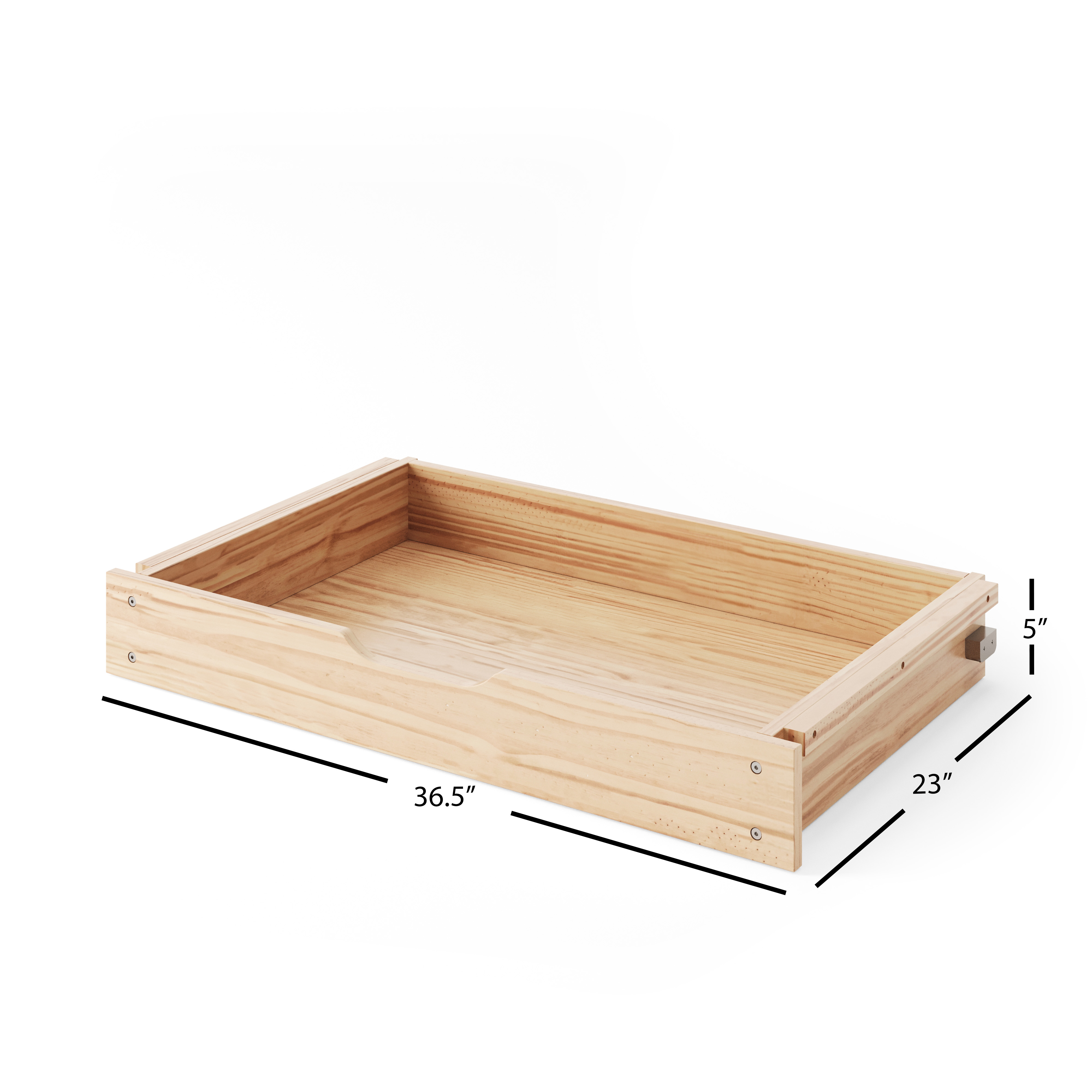 Foundations EZ Store Wood Crib Drawer with MagnaSafe Latch, Fits Serenity, Natural