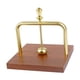 thumbnail image 4 of Servilletero de encimera, decoración de mesa, porta servilletas de mesa, base de madera Oro, 4 of 9