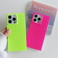 thumbnail image 5 of Neon Yellow Phone Case for iPhone 15 (6.1in),Trendy Stylish Chic Glossy One Piece Design Slim  Strong Protective Cover(iPhone15 6.1",Neon Pink), 5 of 9