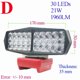 thumbnail image 1 of Para Piezas de Herramienta Eléctrica M18 para Mil*wau*kee Batería de Iones de Litio de 18V Luces LED de Trabajo Linternas Lámparas de Acampar Foco de Antorcha Linternas, 1 of 9