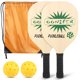 thumbnail image 1 of Baloncesto Irfora Juego de palas de madera Pickleball Palas de pickleball ligeras con bolsa de transporte Raquetas de pickleball con agarre ergonómico 2 palas de pickleball y 2 bolas Irfora Baloncesto, 1 of 7