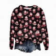 thumbnail image 4 of Towmus Christmas Sweatshirts Women Crewneck Long Sleeve Casual Graphic Sweatshirt Oversized Pullover Tops, 4 of 6