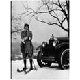 thumbnail image 1 of Cuadro Decorativo - Vintage Car Ski Girl, 1 of 3