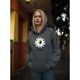 thumbnail image 2 of Daisy See The Good Hoodie Women -Image by Shutterstock, Female XX-Large, 2 of 4