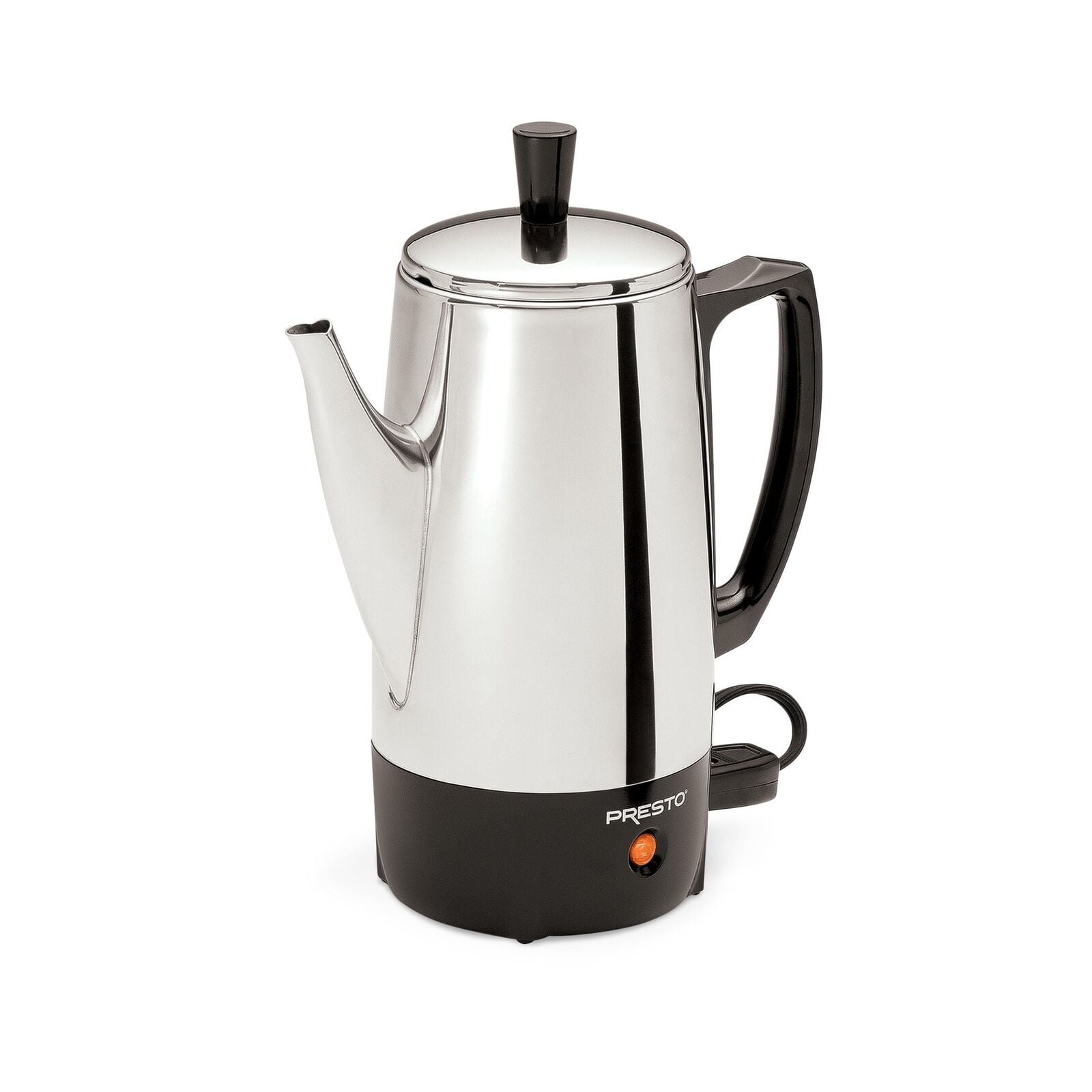 Presto 02822 6-Cup Stainless-Steel Coffee Percolator Silver 6 Cup 