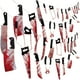 thumbnail image 1 of Guirnalda de armas sangrientas para decoración de fiesta de Halloween, 4 unidades, 1 of 6