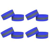 Reflective Bands, Safety Straps, 8-Pack Reflective Armbands for Night Running, Cycling, Outdoor Sports, Adjustable Wrist Ankle Bands, High Visibility Gear
