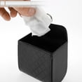 thumbnail image 5 of Unique Bargains Car Trash Can Hanging Car Air Vent Faux Leather Trash Bin 1 Pc Black, 5 of 7