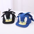 thumbnail image 4 of Figura de acción de Sonic, gorra de borde plano, gorra con visera, nudillos, sombra, algodón, hip hop, gorra de béisbol para niños, protector solar, dibujos animados, regalos de cumpleaños, 4 of 5