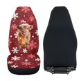thumbnail image 5 of Pzuqiu Christmas Highland Cow Automotive Seat Covers Soft Anti-Slip 2 Pcs Car Seat Covers Front Seats Covers Elastic Fabric Comfortable Interior Accessories Fit for Cars SUV Sedan, 5 of 7