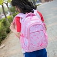 thumbnail image 4 of Mochilas escolares para estudiantes de primaria y secundaria Mochila impermeable ultraligera para niñas de tres piezas, 4 of 5