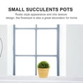 thumbnail image 3 of Raindrops Pot for Succulents Cement 1Pcs in Rustic Style for Home Decor, 3 of 6