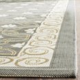thumbnail image 4 of Safavieh Courtyard Rowan Geometric Indoor/Outdoor Area Rug, Anthracite/Light Gray, 8' x 11', 4 of 9