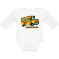 thumbnail image 3 of Inktastic How I Roll School Bus Boys or Girls Long Sleeve Baby Bodysuit, 3 of 5