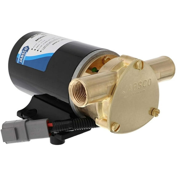 Jabsco 18670-9407 Self Priming Wakeboard & Ski Boat 8.4 GPM Ballast Pump w/o Reversing Switch w/Mastercraft OEM Connector