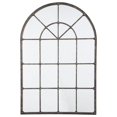 thumbnail image 1 of Benjara BM230910 Arched Window Pane Metal Accent Mirror, Bronze, 1 of 5