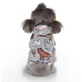 thumbnail image 3 of Pet Soft Sleepwear Comfortable Lovely Pajamas For Small Medium Dogs Autumn & Winter Costume Pet Jacket, 3 of 6