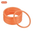 thumbnail image 3 of Uxcell 8cm Plastic Carnival Ringtoss Rings Hoop Party Favor Game, Orange 24 Pack, 3 of 5