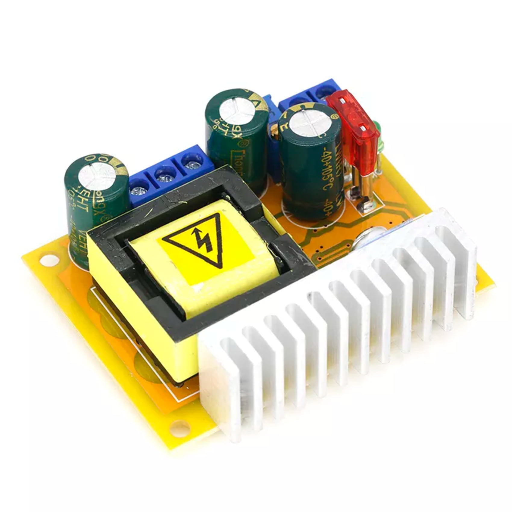 SNOWINSPRING 8-32V to 45-390V DC-DC Boost Converter Step Up Supply Module  High Voltage ZVS Capacitor Charging Board(Dual) 