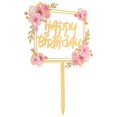 thumbnail image 4 of Birthday Cake Acrylic Topper Happy Birthday Cake Sign Birthday Party Cake Decor, 4 of 4