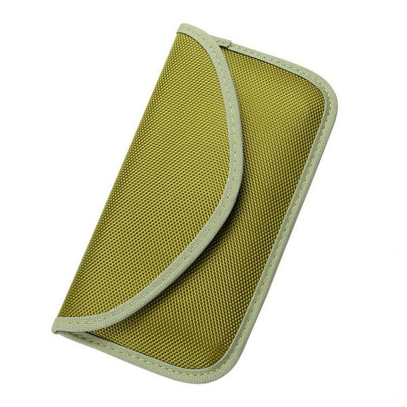 Bolsa de protección de señal antirradiación de doble capa antiposicionamiento Bolsa universal antimagnética RFID para teléfono móvil de 6,5 pulgadas antiescaneo
