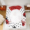 thumbnail image 5 of Manfei Kawaii Ladybug 4pcs Bed Sheets,Polka Dots King Sheets,Bling Glitter Super Cozy Sheet Set,Super Cozy Animal Room Decor, 5 of 7