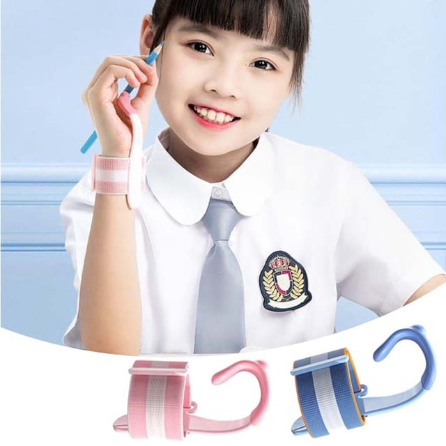 RRJ 2Pcs Pen Grip Trainer, Wrist Corrector For Correcting Pen Holding Posture, Ergonomic S-Shape Design Silicone Writing Aid, Handwriting Practice Tool ForKidsStudents Adults, Pencil Posture