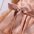 thumbnail image 6 of Toimothcn Toddler Baby Girls Romper Jumpsuit Ruffled Sleeve Casual Floral Jacquard Mesh Tulle Romper Soft Loose Breathable Jumpsuits 6-9 Months, 6 of 9