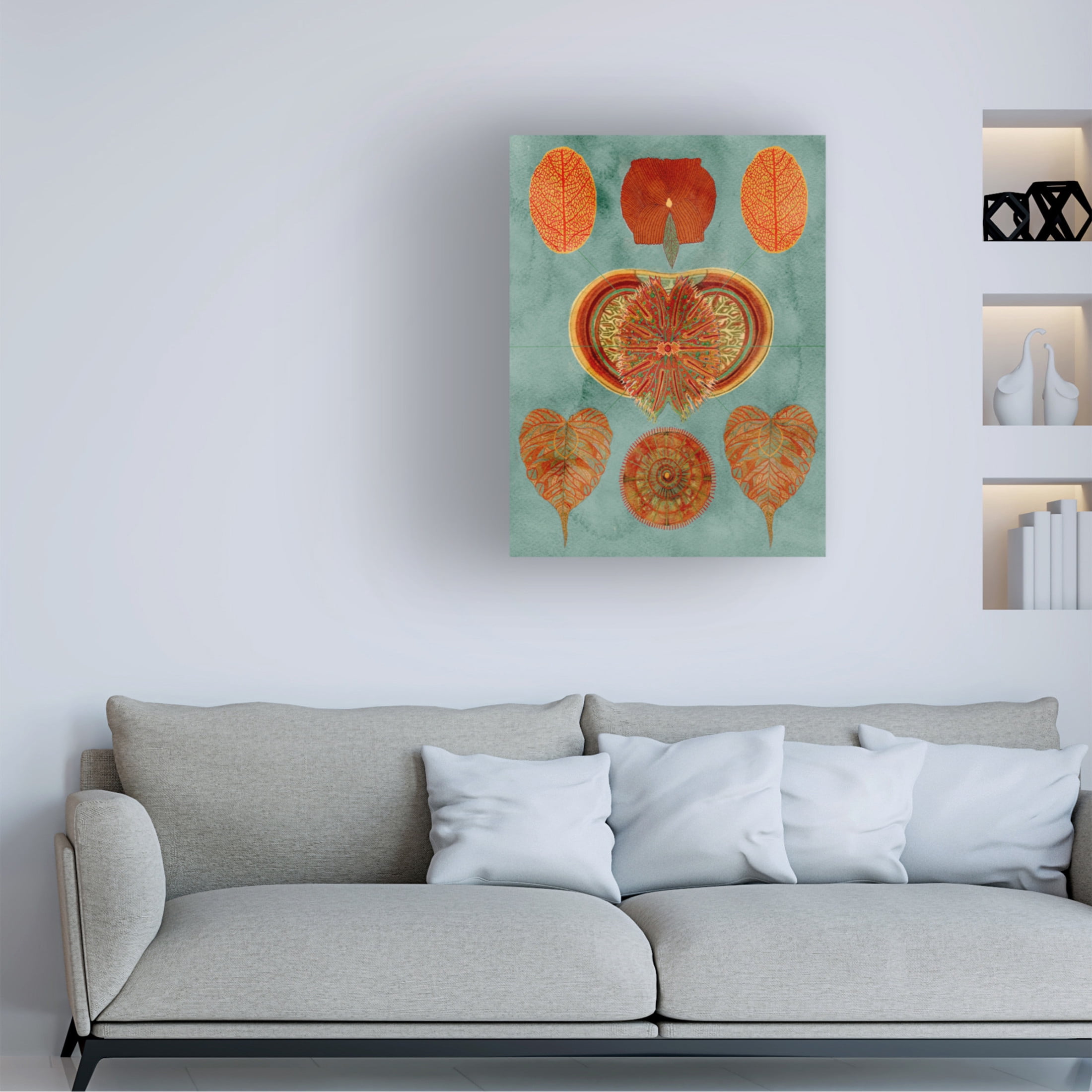 Trademark Fine Art giovanna nicolo Abstract Symmetry Canvas Wall Art