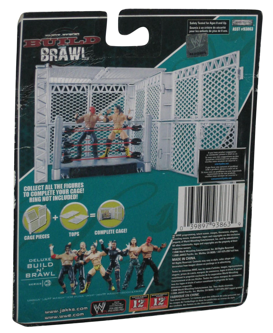 Wwe Build N Brawl Series 3 Jeff Hardy Wwf Figure W Cage Wall Piece Walmart Com Walmart Com - brawl star enfant 12 ans