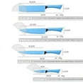 thumbnail image 4 of Kitchen Knife Set  6-Piece High Carbon Stainless Steel Knife Set  Dishwasher Safe Kitchen knives  Chef Knife Set  Ergonomic Handle, 4 of 6
