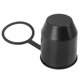 thumbnail image 1 of Cubierta de bola de enganche de remolque, tapa de protección de remolque Cubierta de protección de bola de remolque de plástico, a prueba de polvo e impermeable, para automóvil, RV, protección de cabeza de bola de remolque (2 piezas) ZefeiWu 8390605573798, 1 of 1