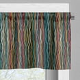 thumbnail image 3 of Ambesonne Abstract Valance Pack of 2, Modern Art Rainbow Colors, 54"X12", Multicolor, 3 of 5