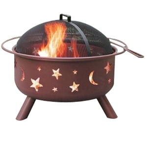 - Landmann Big Sky Steel Fire Pit, Stars & Moons, Georgia Clay