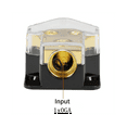 thumbnail image 2 of 12V Power Distribution Block Car Audio Splitter 2 Way 0/2/4 Gauge in 4/6/8 Out Ground Amp, 2 of 7